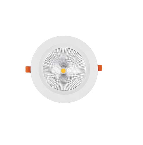 چراغ COB توکار پارس شعاع توس مدل هارمونیک دایره ای - 30 وات - میزان روشنایی 2700 لومن - ابعاد بیرونی 192x108 میلی متر - سایز برش 165 میلی متر - دارای دو رنگ نور آفتابی و سفید