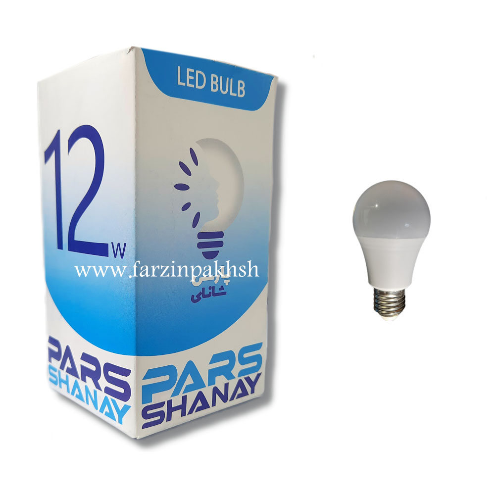 لامپ LED حبابی 12 وات  پارس شانای پایه E27