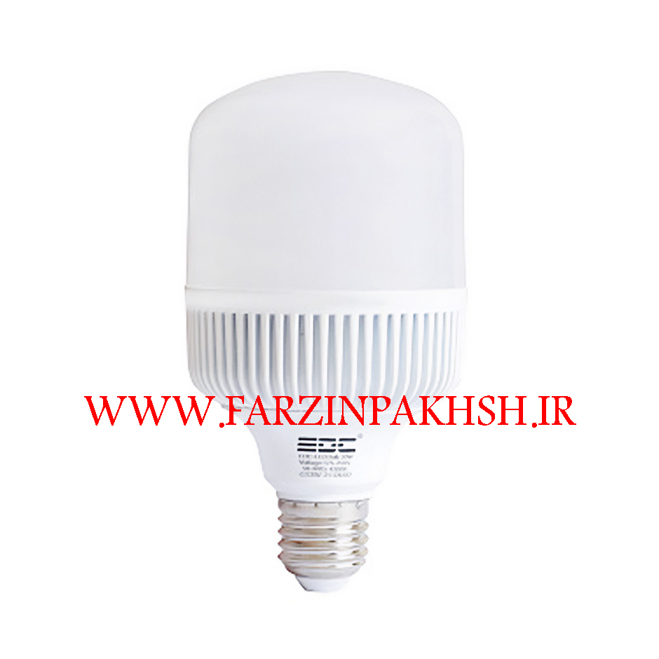 لامپ LED استوانه ای 30 وات ای دی سی پایه E27 مدل T100
