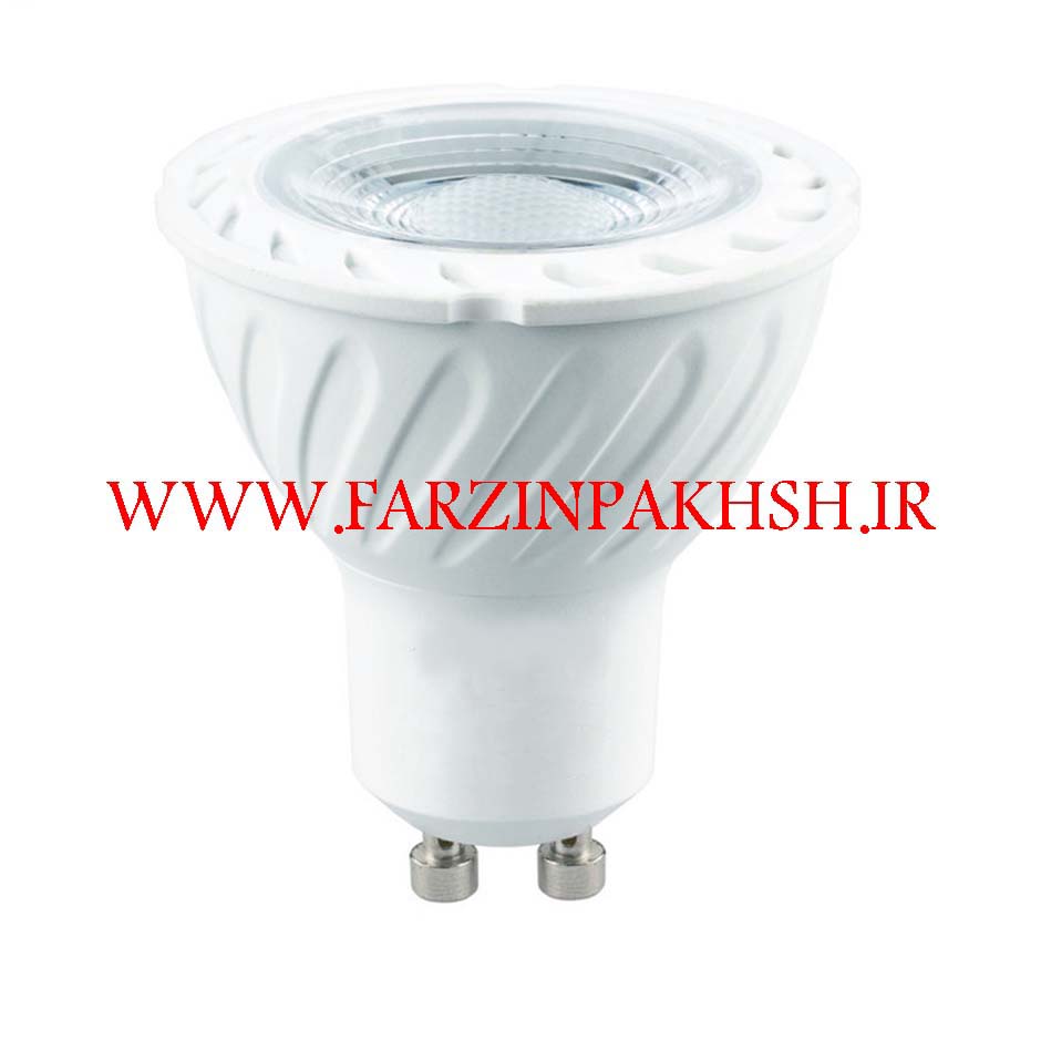 لامپ LED لنزدار هالوژن 7 وات ای دی سی پایه GU10 استارتی