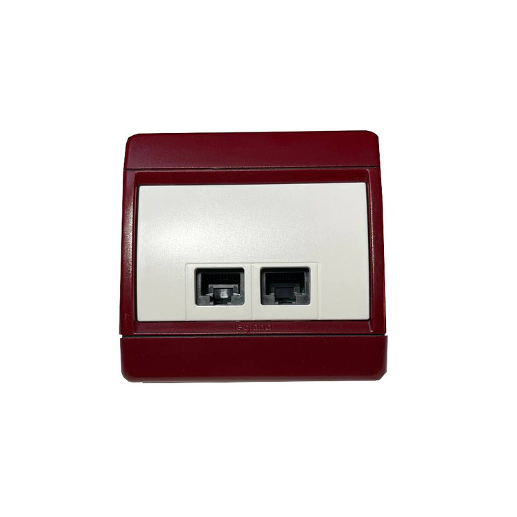 پریز شبکه لگرند مدل کلاب rj 45 double socket main 1 5