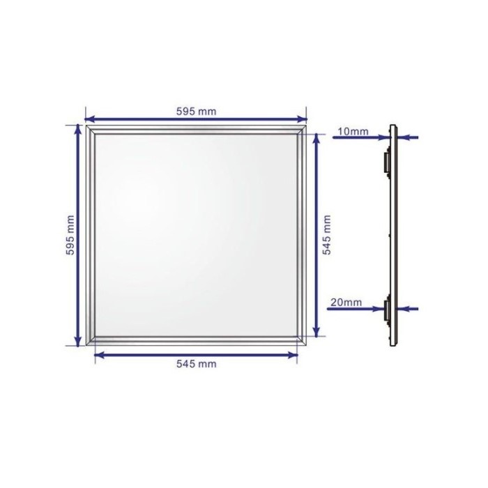 پنل سقفی 48 وات سیلور لایت مدل 60x60 main 1 3