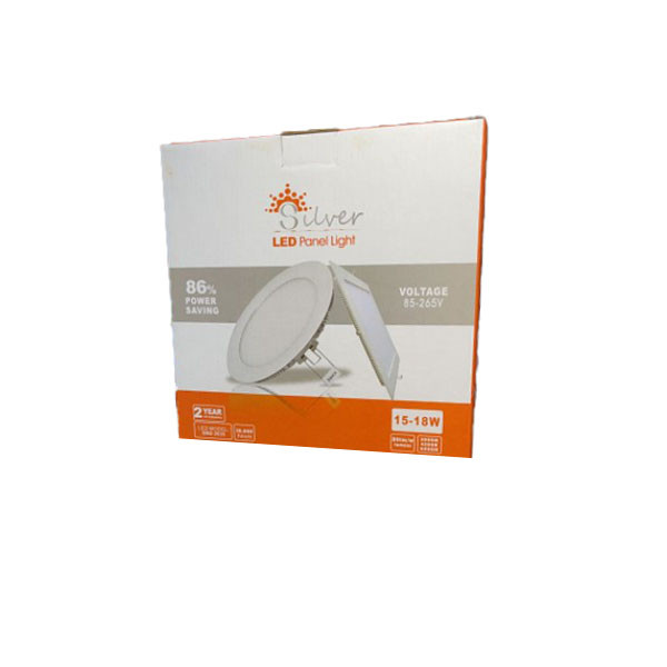 پنل سقفی 18 وات سیلور لایت مدل گرد توکار main 1 2