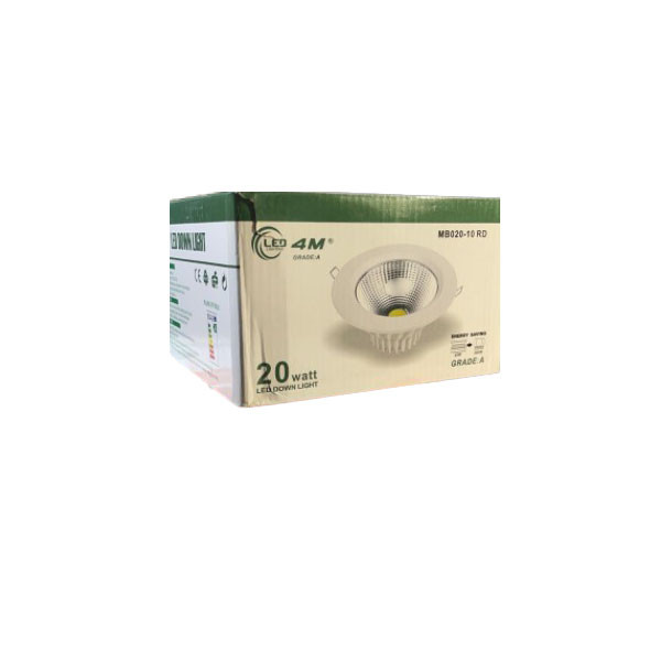 چراغ توکار 20 وات 4M مدلCOB MB020-10RD main 1 1
