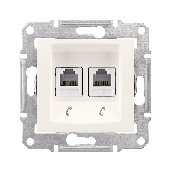 پریز تلفن اشنایدر مدل سدنا SDN4201123