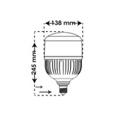 لامپ استوانه ۴۰ وات پارس شعاع فرزین پخش