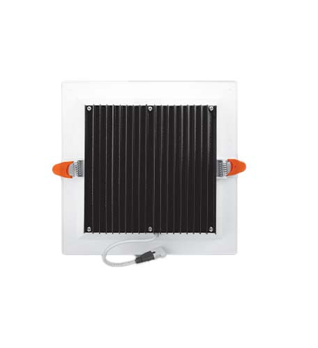 چراغ پنلی SMD توکار 18 وات مربعی پارس شعاع توس مدل سولاریس-برش 126 میلی متر - دارای سه رنگ نور آفتابی، مهتابی و یخی - توان 18 وات - شار نوری 1700 لومن - CRI80 - لامپ SMD - نصب توکار - جنس بدنه ABS - مربع