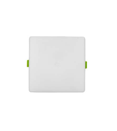 چراغ پنلی فول لایت SMD توکار 12 وات مربعی پارس شعاع توس مدل فولایت - دارای سه رنگ نور آفتابی، مهتابی و یخی - توان 12 وات - شار نوری 1100 لومن - CRI80 - لامپ فول لایت SMD - نصب توکار - جنس بدنه ABS