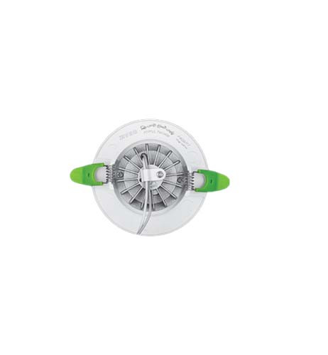 چراغ چشمی SMD پارس شعاع توس مدل دایره ای - 7 وات - توکار - سایز برش 75 میلی متر - دارای سه رنگ آفتابی و سفید و نچرال -