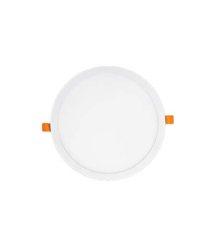 چراغ پنلی SMD توکار 24 وات دایره ای پارس شعاع توس - میزان روشنایی 1910 - قطر برش 190 میلی متر - دارای دو رنگ نور آفتابی و مهتابی - ابعاد خارجی چراغ 225 در 10 میلی متر