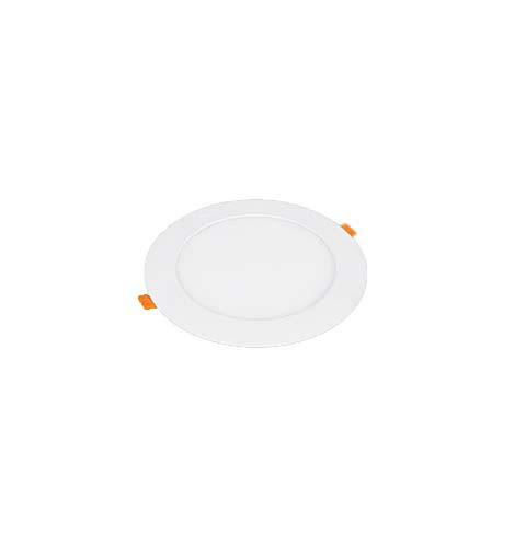 چراغ پنلی SMD توکار 8 وات دایره ای پارس شعاع توس - میزان روشنایی 900 لومن - دارای رنگ نور آفتابی و مهتابی -قطر برش 160 میلی متر - ابعاد بیرونی چراغ 180x32 میلیمتر