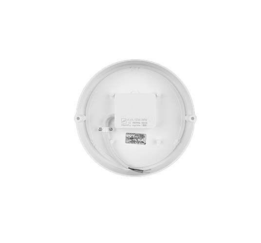 چراغ سقفی 12 وات SMD پارس شعاع توس مدل آوا - توان 12 وات - شار نوری 1100 لومن - دارای سه رنگ نور آفتابی، مهتابی و یخس - CRI80 - ابعاد بیرونی 152x57 میلی متر - لامپ SMD