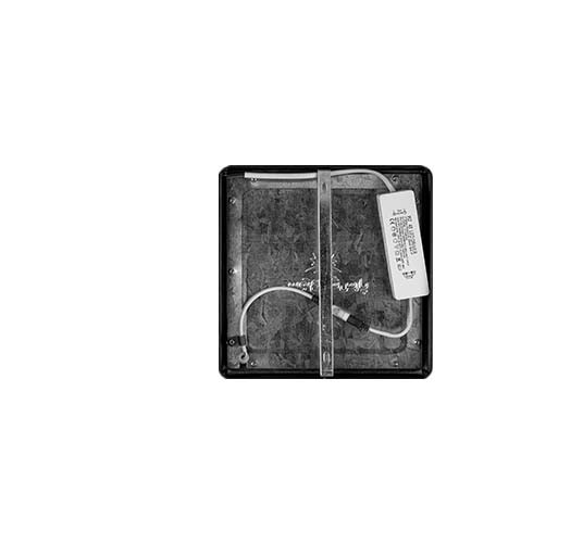 پنل SMD روکار 30 وات 20x20 بدنه مشکی پارس شعاع توس مدل رونا