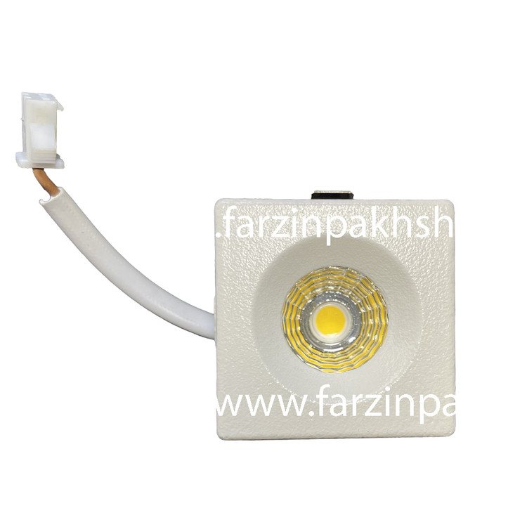 چراغ چشمی 3 وات COB مربعی تولید نور مدل سان لایت