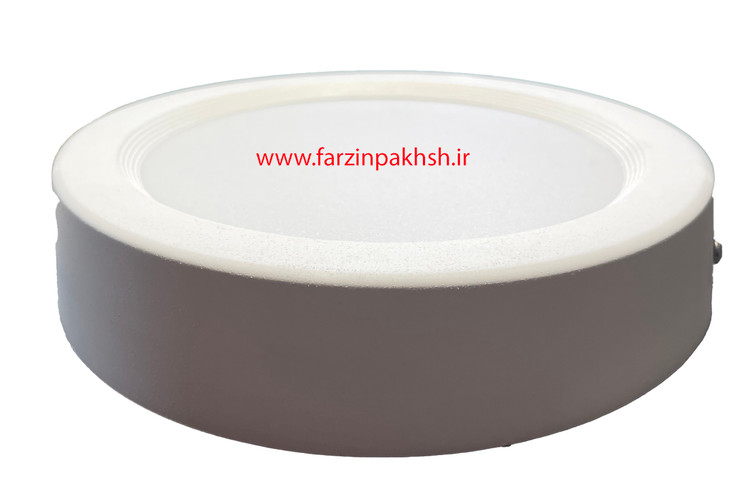 پنل 18 وات روکار دایره ای SMD تولید نور مدل مون لایت گرد سری NRM