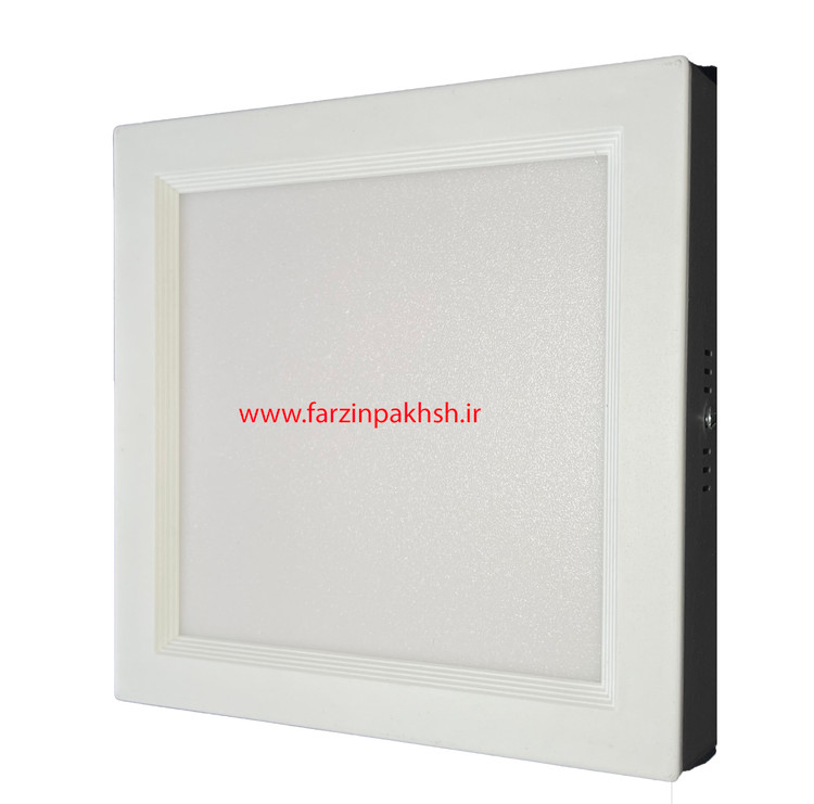 پنل 24 وات روکار مربعی SMD تولید نور مدل مون لایت مربعی سری NSM