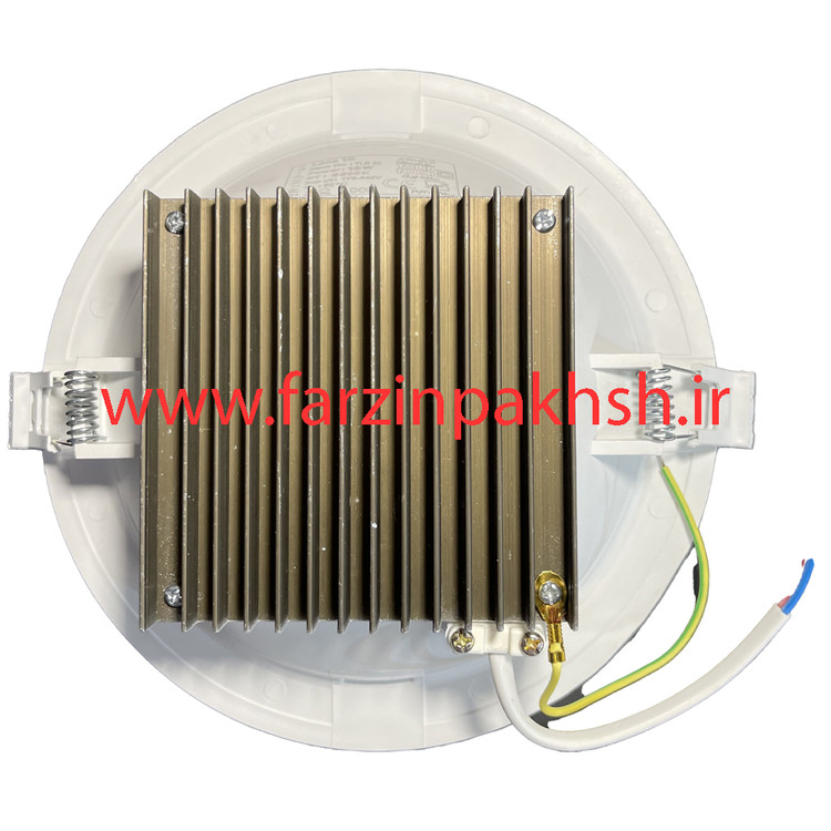 پنل 12 وات توکار دایره ای SMD تولید نور سری لنا