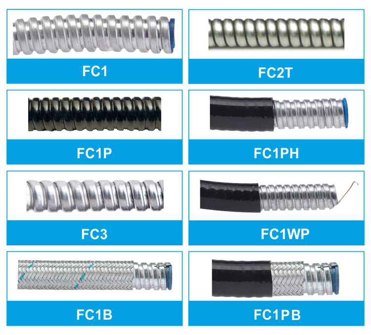 لوله خرطومی فلکسی سایز 16 (فلزی روکشدار FC1P) رهورد خراسان