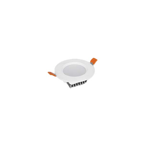 چراغ پنلی SMD توکار 7 وات دایره ای بدنه مشکی پارس شعاع توس مدل سولاریس