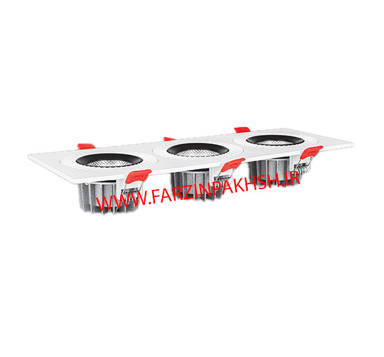 چراغ سقفی 3×7 وات پارس شعاع توس مدل تریلایت متحرک