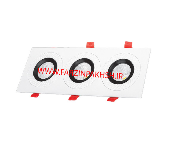 چراغ سقفی 3×7 وات پارس شعاع توس مدل تریلایت متحرک
