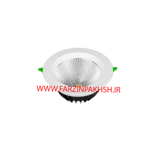 چراغ SMD توکار 30 وات پارس شعاع توس مدل هارمونیک دایره ای