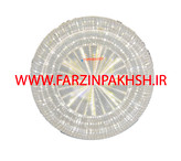 چراغ دیواری 20 وات IP65 دایره نمانور مدل شفاف