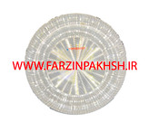 چراغ دیواری 30 وات IP65 دایره نمانور مدل شفاف