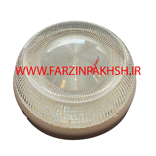 چراغ دیواری 30 وات IP65 دایره نمانور مدل شفاف