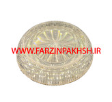 چراغ دیواری 30 وات IP65 دایره نمانور مدل شفاف