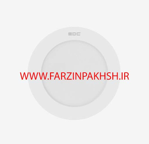 چراغ پنلی سقفی SMD توکار 12 وات ای دی سی مدل دیپ گرد