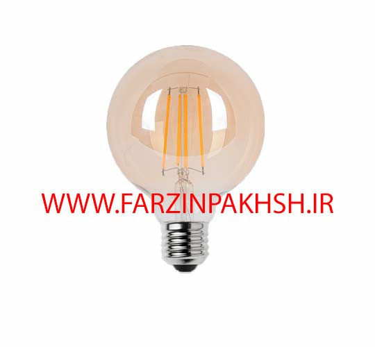 لامپ 8 وات G95 فیلامنتی پایه E27
