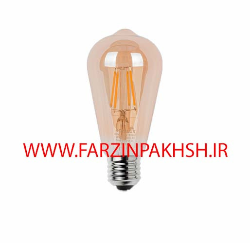 لامپ 6 وات ST64 فیلامنتی پایه E27