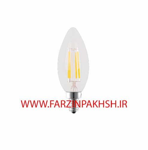 لامپ LED شمعی 6 وات فیلامنتی رویالوکس(پارس شعاع)پایه E14