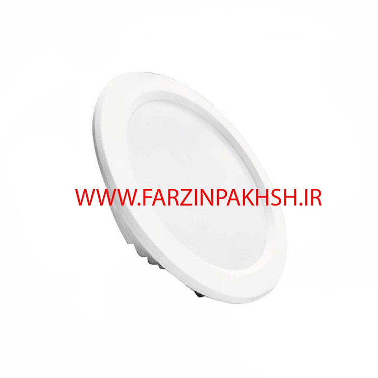 چراغ پنلی سقفی دیپلاست یک گرد توکار 5 وات ای دی سی