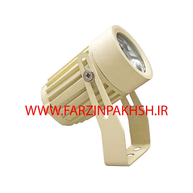 چراغ نما روکار استوانه ای لنزدار 5 وات 10 درجه ای دی سی
