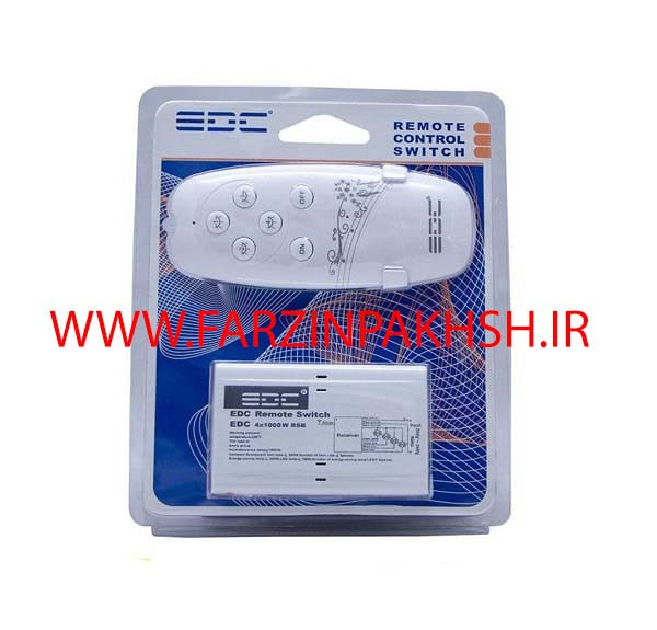 کلید و ریموت کنترل از راه دور 4 کانال ای دی سی