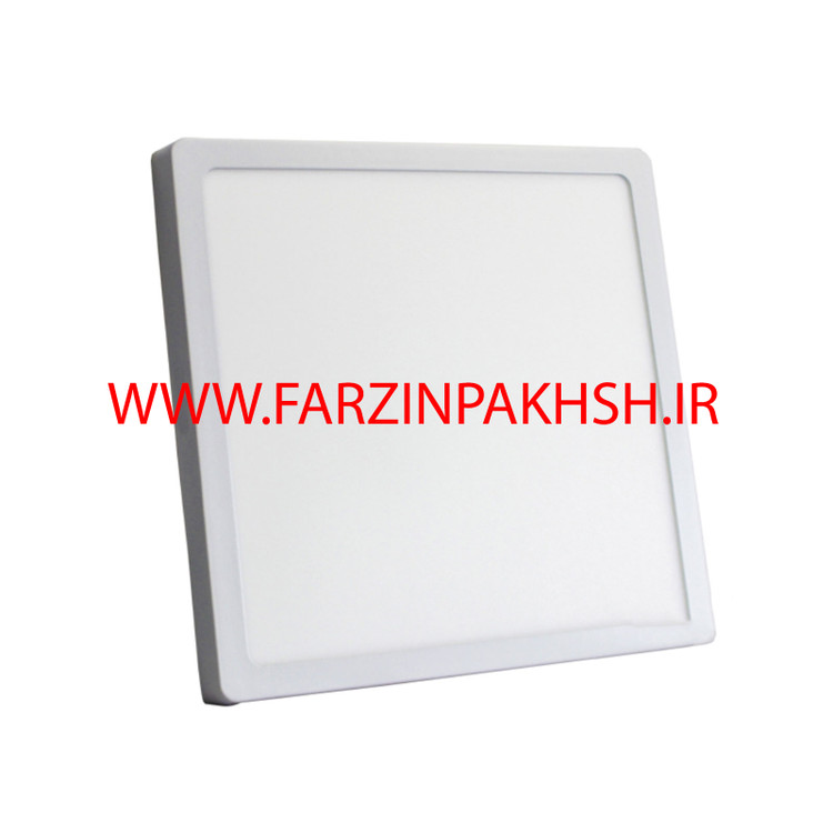 چراغ پنلی 15×15 SMD روکار 12 وات مربع پرتو نور توس مدل راشین