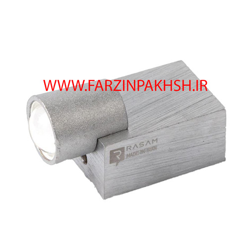 چراغ دکوراتیو لوله ای یک طرفه مربع 1 وات رسام مدل RL202-1