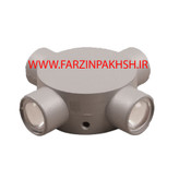 چراغ دکوراتیو لوله کوتاه چهار طرفه گرد 4 وات رسام مدل RL204-4