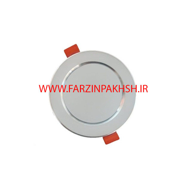چراغ پنلی SMD توکار گرد دور نقره ای 12 وات مودی مدل 4812R