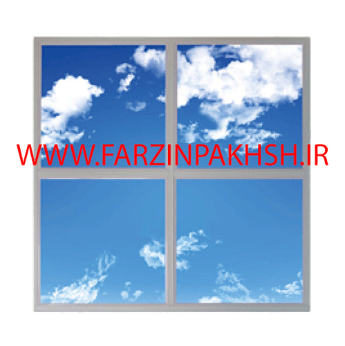 پنل بک لایت SMD 60x60 توکار 60 واپنل بک لایت طرح آسمان SMD 60x60 توکار 60 وات مودی مدل IR_MD1660_SKYت مودی IR_MD1660