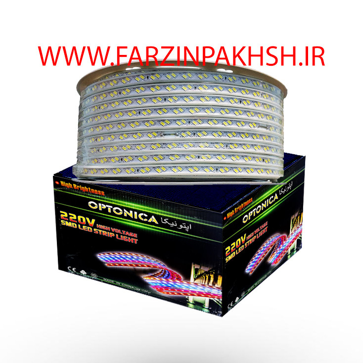 ریسه شلنگی 6 وات وایرلس دو لاین اپتونیکا مدل 5730 کلاف 100 متری