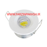 چراغ چشمی COB ثابت توکار 3 وات گرد اپتونیکا مدل IR-OP94103R