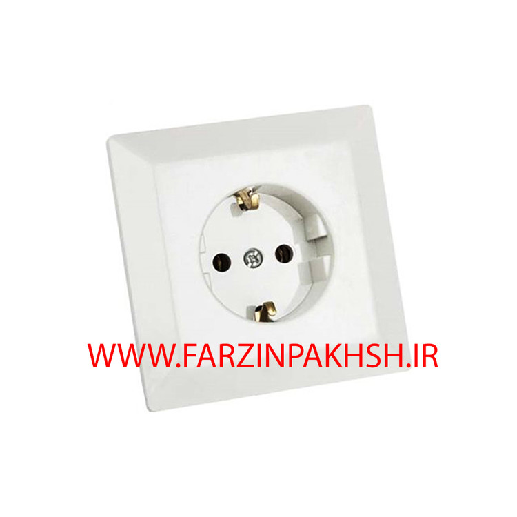 پریز ارتدار توکار با مغزی سرامیک طرح قدیم پارت الکتریک مدل 115