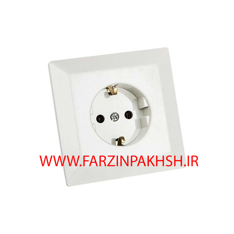 پریز ارتدار توکار با مغزی سرامیک طرح قدیم پارت الکتریک مدل 115