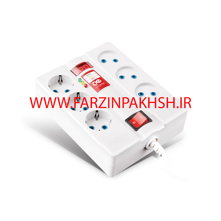 محافظ 6 خانه دیجیتالی باکابل 3 متری پارت الکتریک مدل 7381