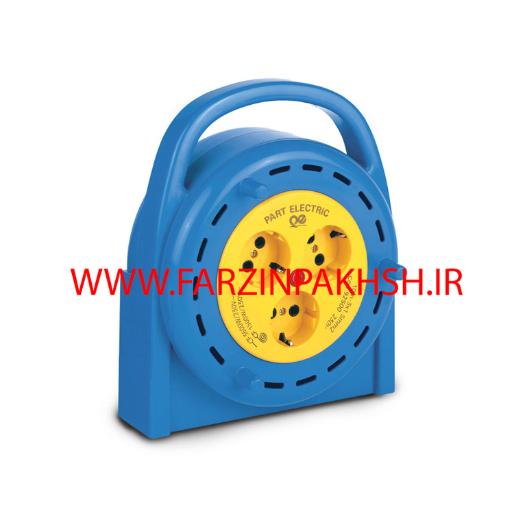 سه خانه ریلی سیار ارتدار با کابل 10 متری پارت الکتریک مدل صنعتی 535