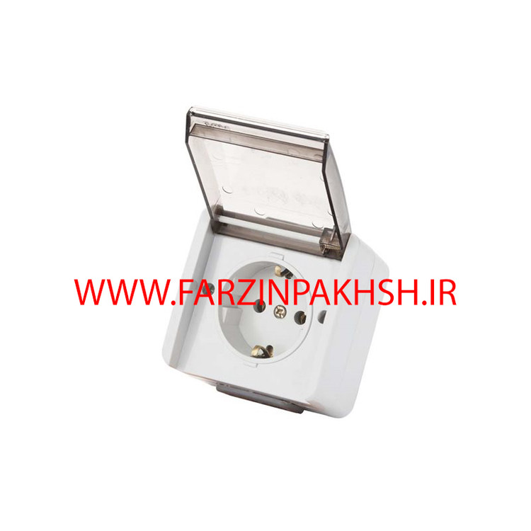پریز بارانی ارتدار روکار پارت الکتریک مدل آذین 2199