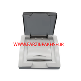 کلید بارانی تک پل دربدار توکار پارت الکتریک مدل آذین 7243